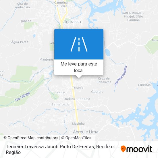 Terceira Travessa Jacob Pinto De Freitas mapa