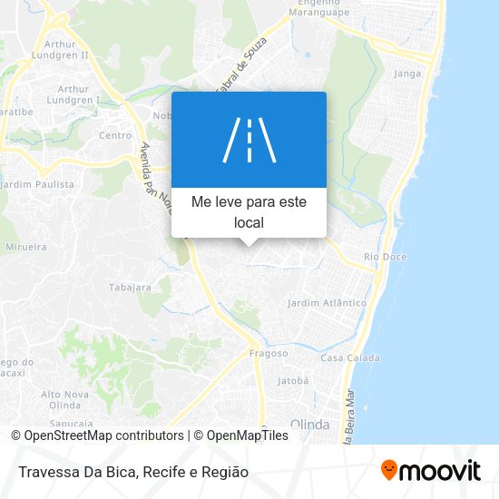 Travessa Da Bica mapa