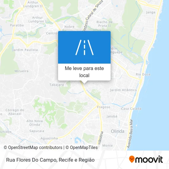 Rua Flores Do Campo mapa