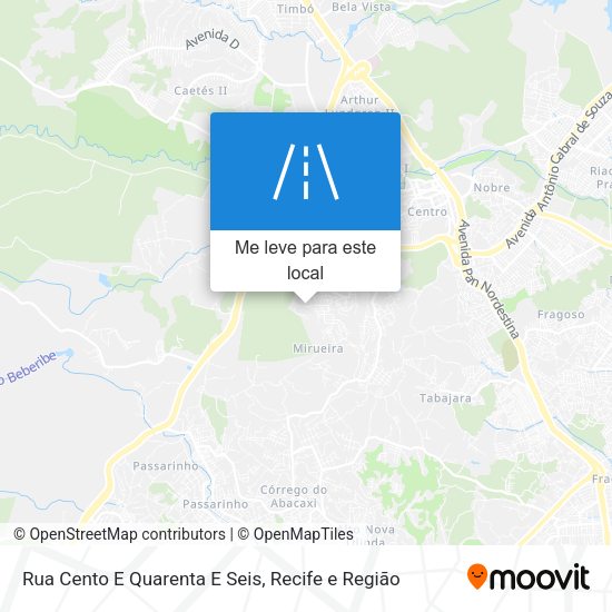Rua Cento E Quarenta E Seis mapa