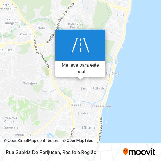 Rua Subida Do Perijucan mapa
