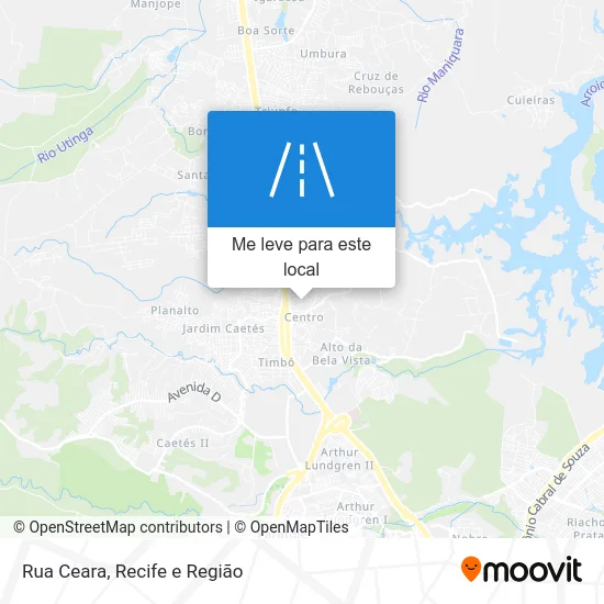 Rua Ceara mapa