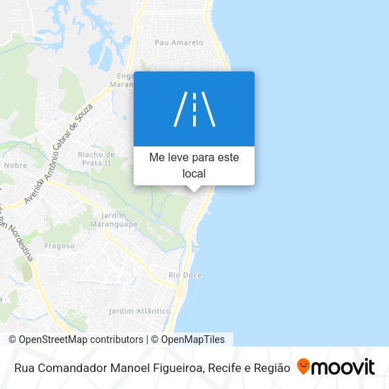 Rua Comandador Manoel Figueiroa mapa