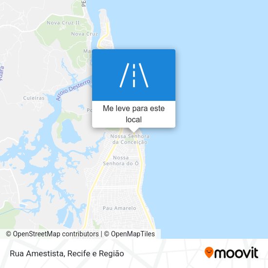 Rua Amestista mapa