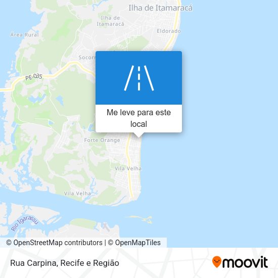 Rua Carpina mapa