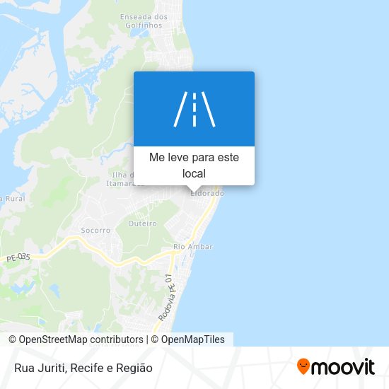 Rua Juriti mapa