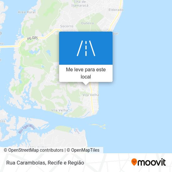 Rua Carambolas mapa