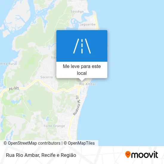 Rua Rio Ambar mapa