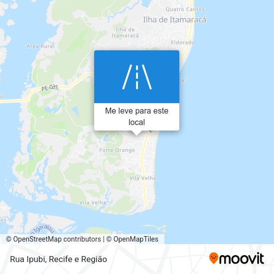 Rua Ipubi mapa