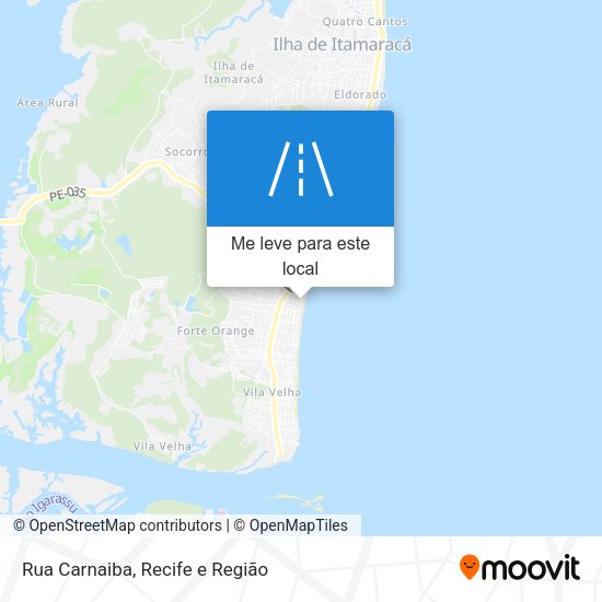 Rua Carnaiba mapa