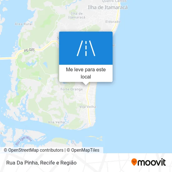 Rua Da Pinha mapa