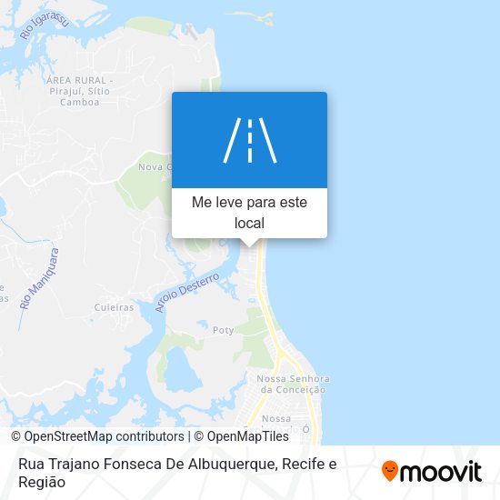 Rua Trajano Fonseca De Albuquerque mapa