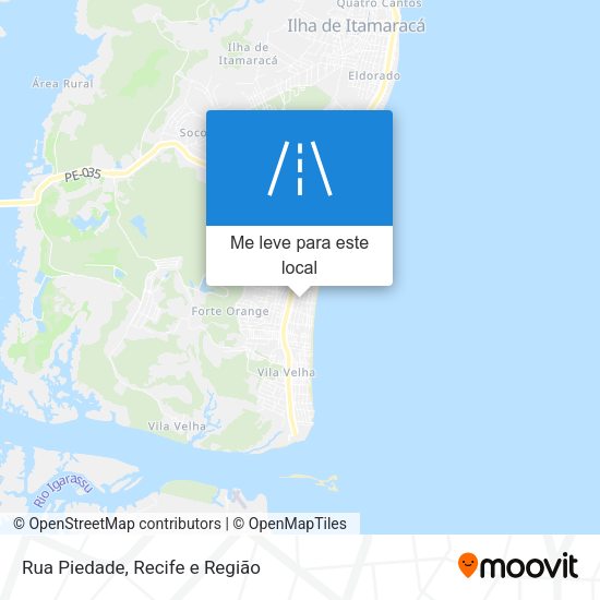 Rua Piedade mapa