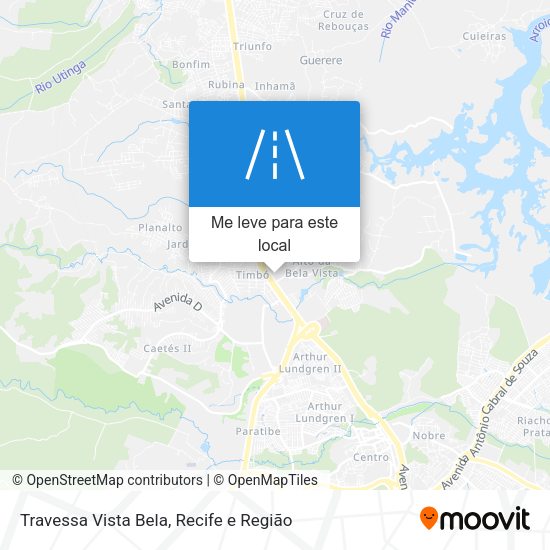 Travessa Vista Bela mapa