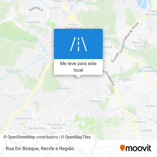 Rua Do Bosque mapa