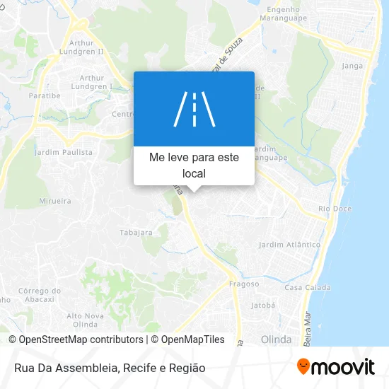 Rua Da Assembleia mapa
