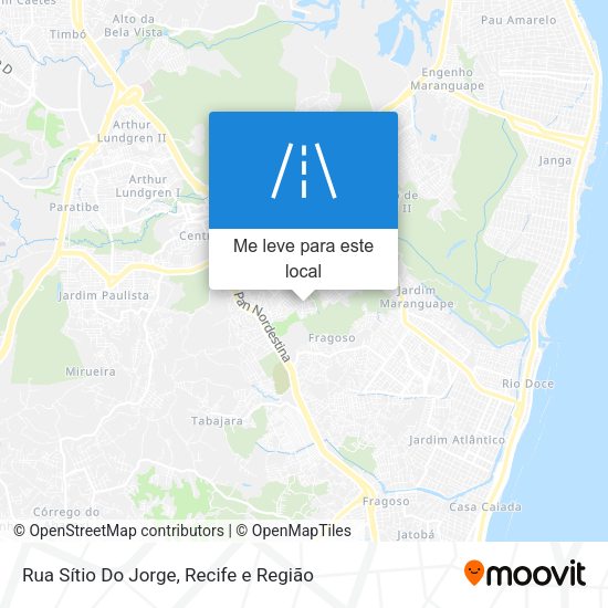 Rua Sítio Do Jorge mapa