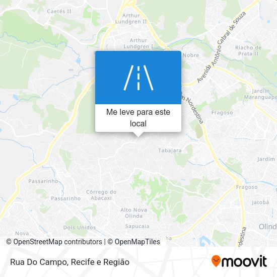 Rua Do Campo mapa