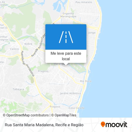 Rua Santa Maria Madalena mapa