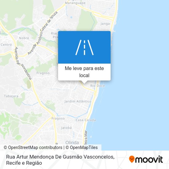 Rua Artur Mendonça De Gusmão Vasconcelos mapa