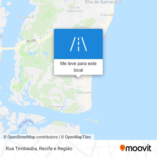 Rua Timbauba mapa
