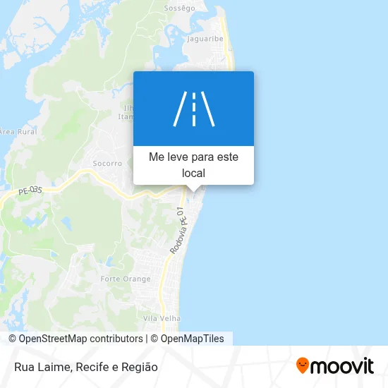 Rua Laime mapa