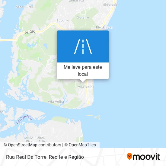 Rua Real Da Torre mapa