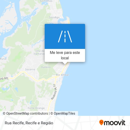 Rua Recife mapa
