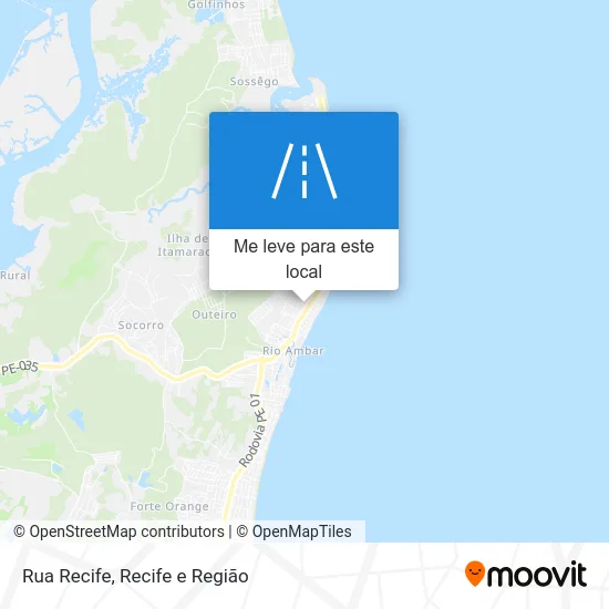 Rua Recife mapa