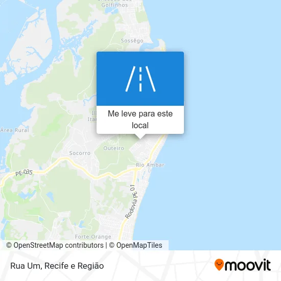 Rua Um mapa