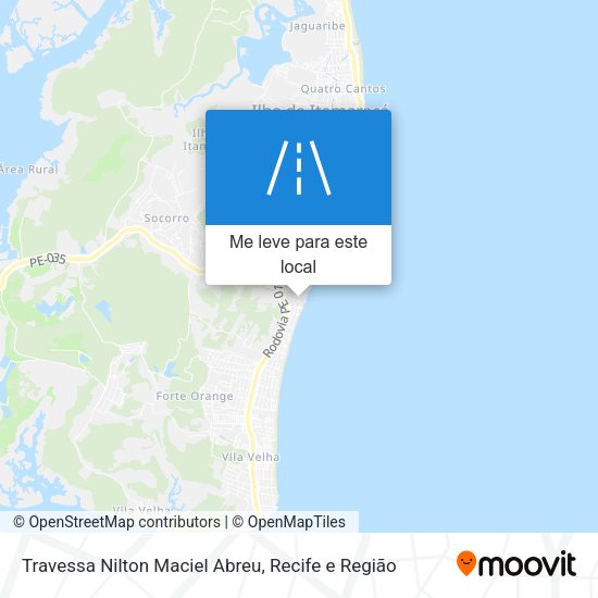 Travessa Nilton Maciel Abreu mapa