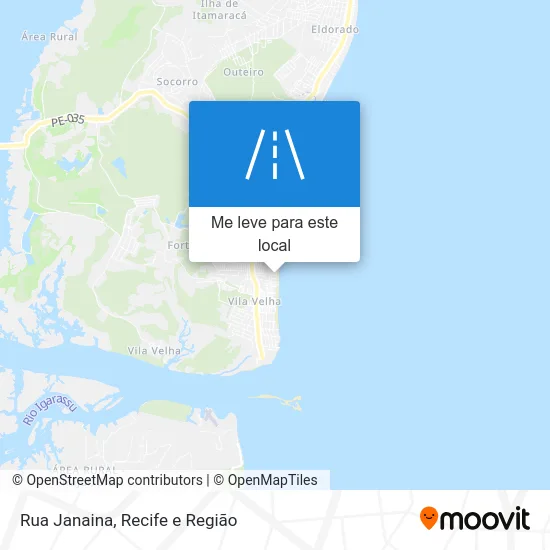 Rua Janaina mapa
