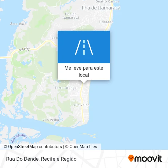 Rua Do Dende mapa