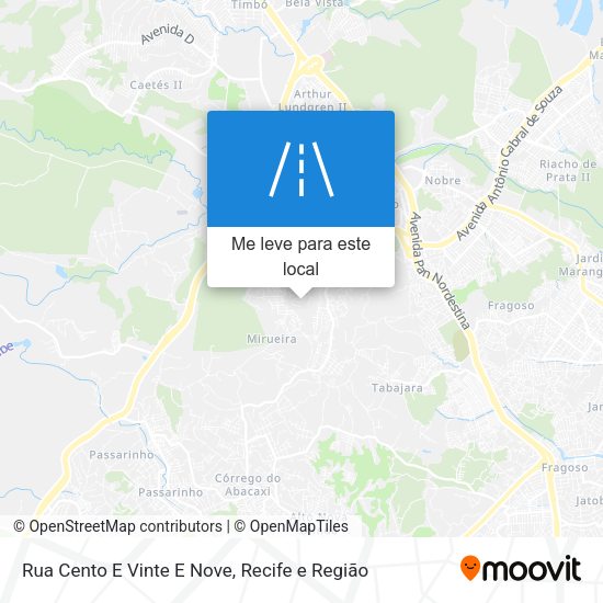 Rua Cento E Vinte E Nove mapa