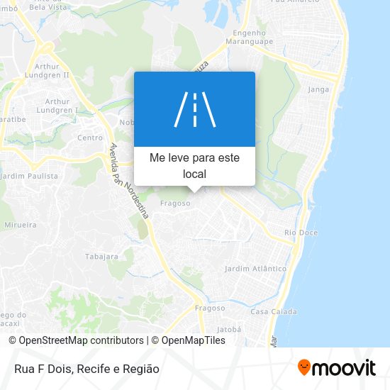 Rua F Dois mapa