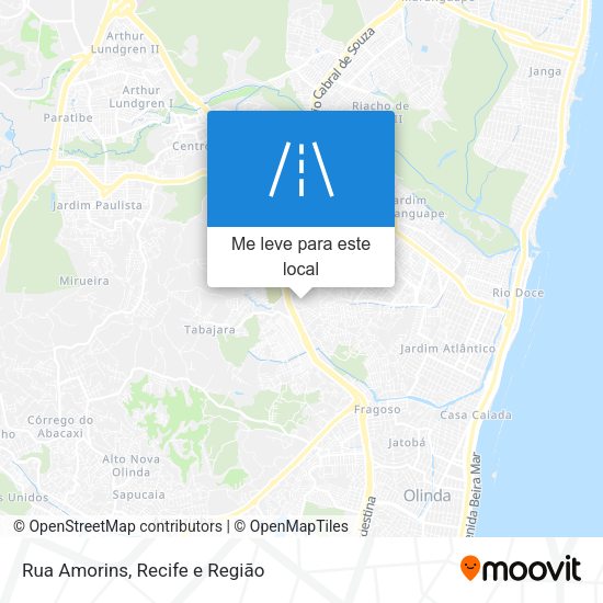 Rua Amorins mapa