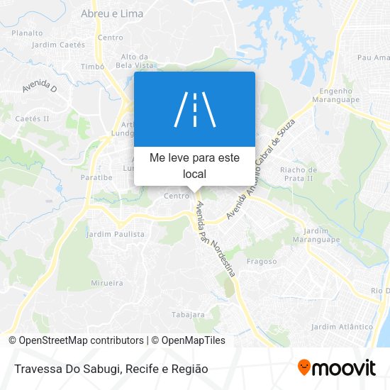Travessa Do Sabugi mapa