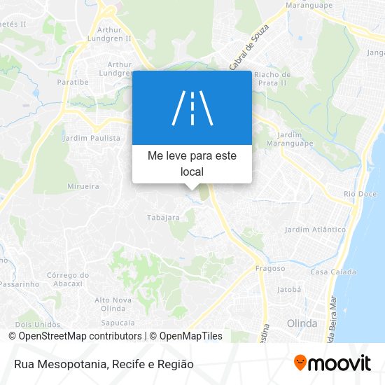 Rua Mesopotania mapa