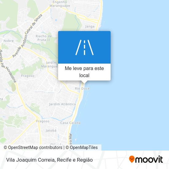 Vila Joaquim Correia mapa