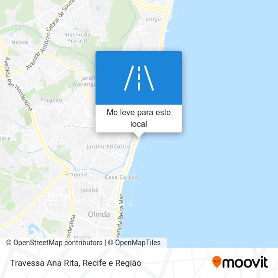 Travessa Ana Rita mapa
