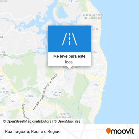Rua Iraguara mapa