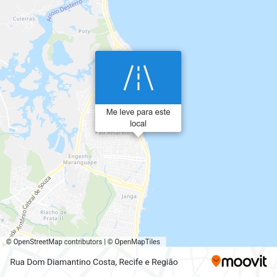 Rua Dom Diamantino Costa mapa