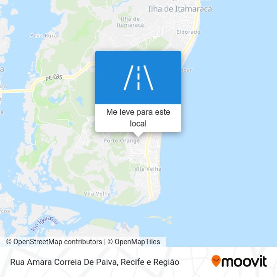 Rua Amara Correia De Paiva mapa
