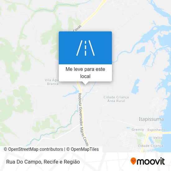 Rua Do Campo mapa