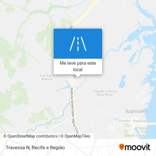 Travessa N mapa