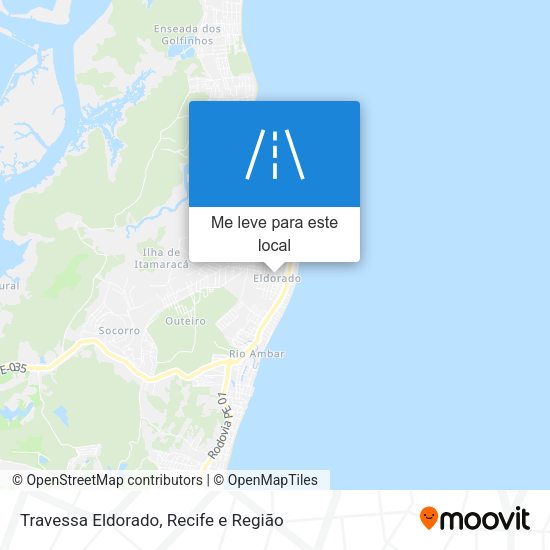 Travessa Eldorado mapa