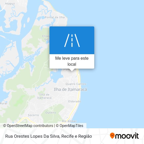 Rua Orestes Lopes Da Silva mapa
