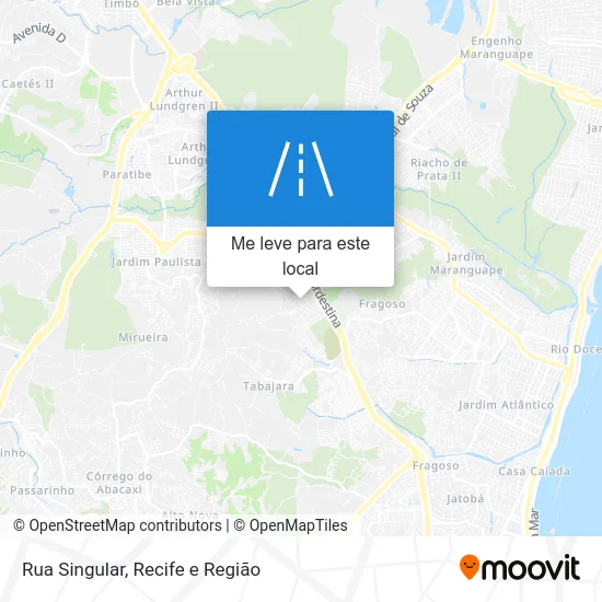 Rua Singular mapa