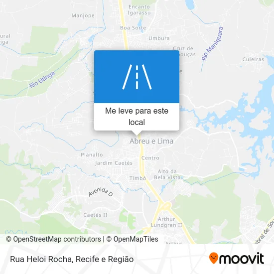 Rua Heloi Rocha mapa