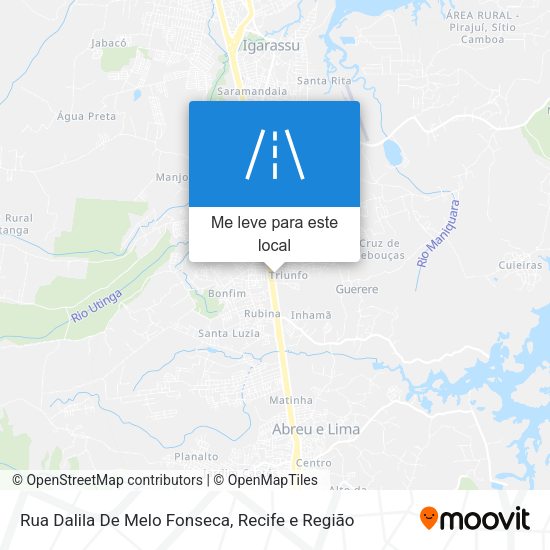 Rua Dalila De Melo Fonseca mapa